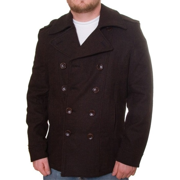 SPIEWAK & SONS GREEN Tweed Wool McKenzie Coat Peacoat XL Winter Designer Luxury